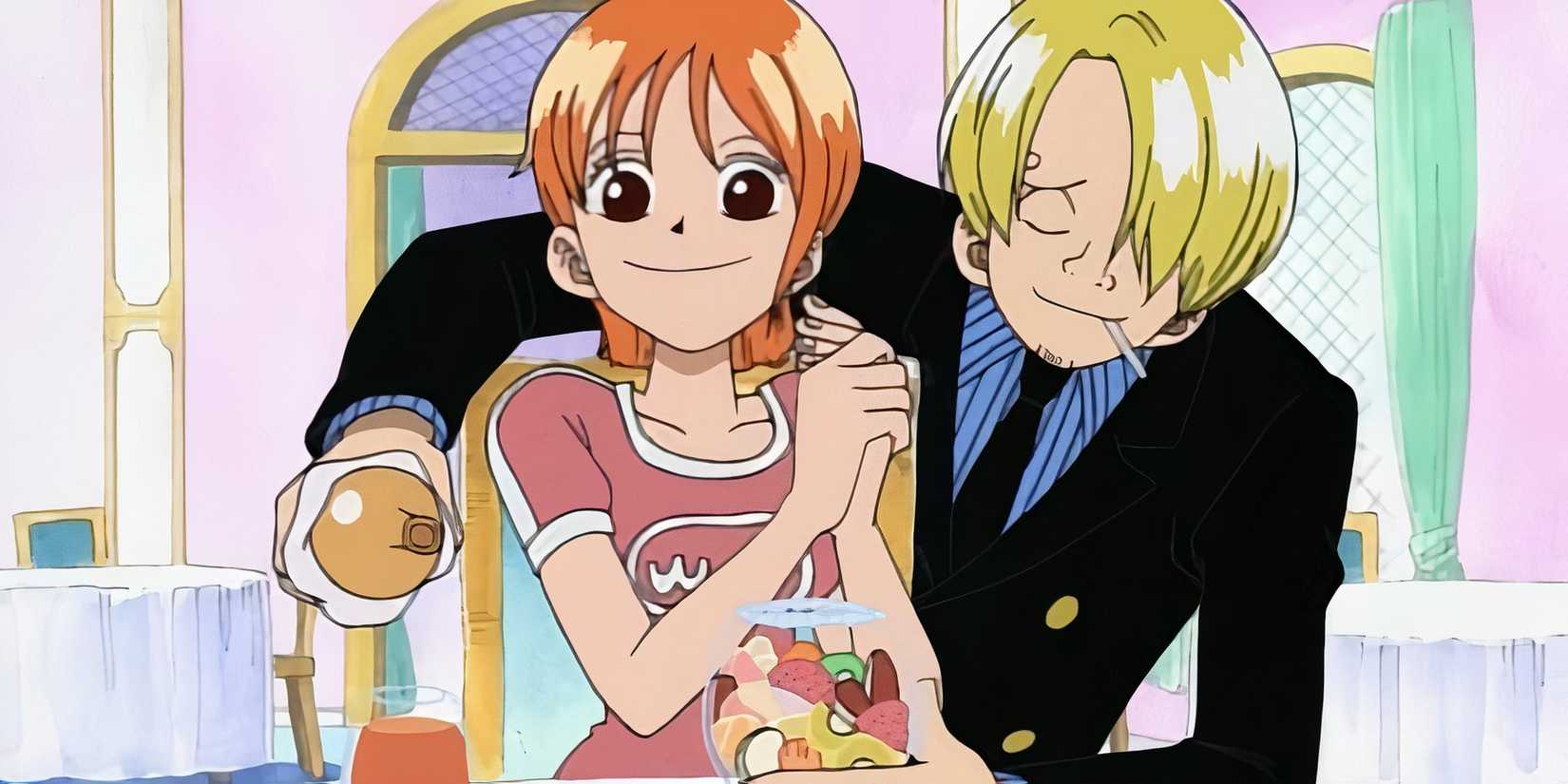 One Piece nami sanji first meeting