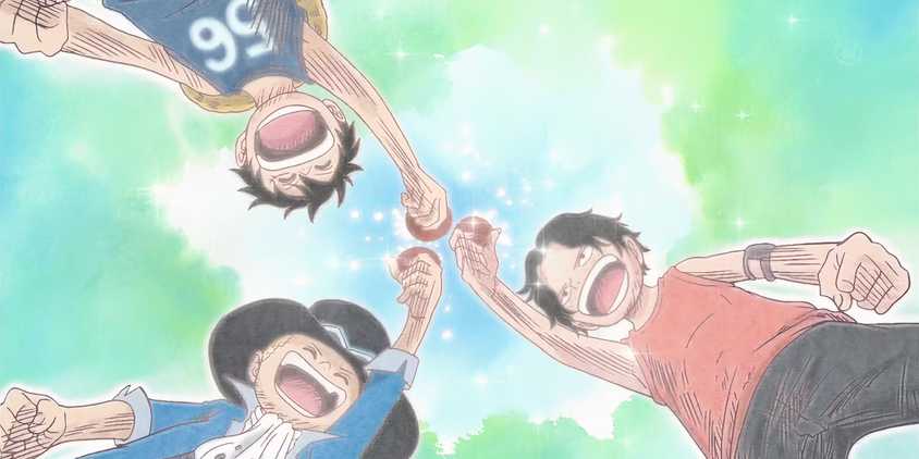 one piece straw hat family featured image luffy