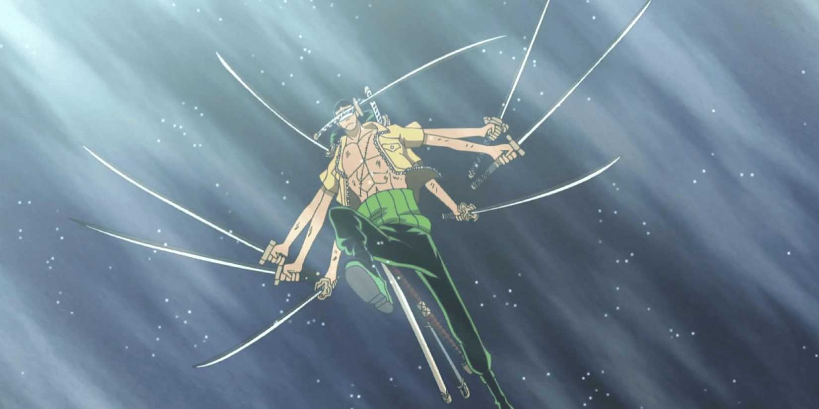 One Piece Zoro Strongest Technique Asura Attacks with Asura-1