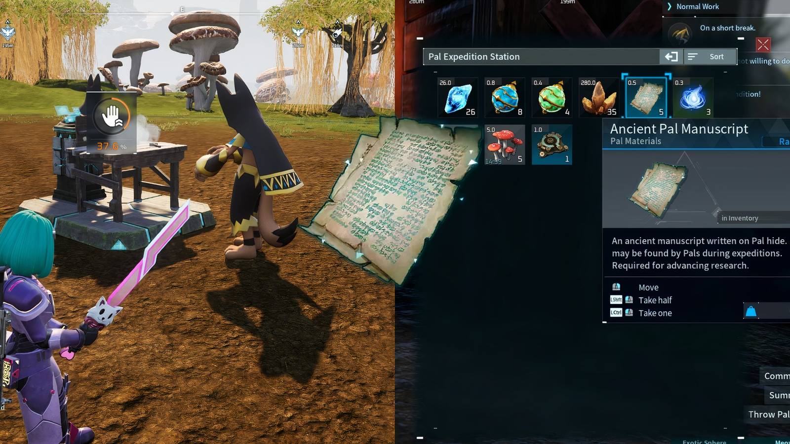 Palworld - Ancient Pal Manuscript guide