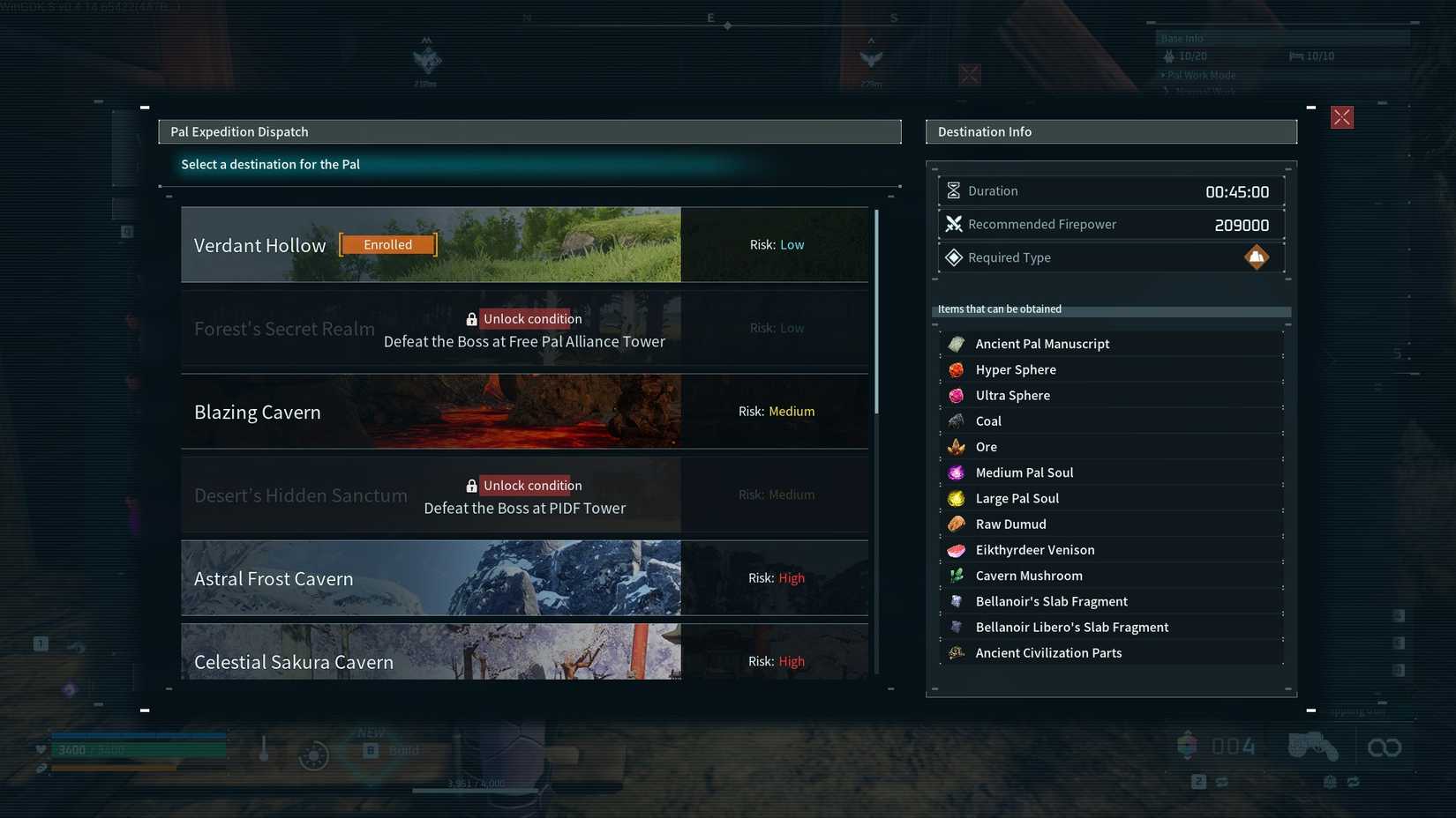 Palworld - Expedition locations