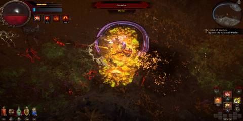 Path of Exile endgame maps gameplay