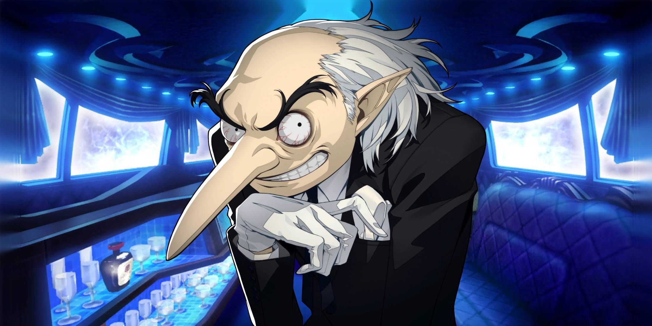 Igor aus Persona 3 laden über den Samtraum aus Persona 4 nach