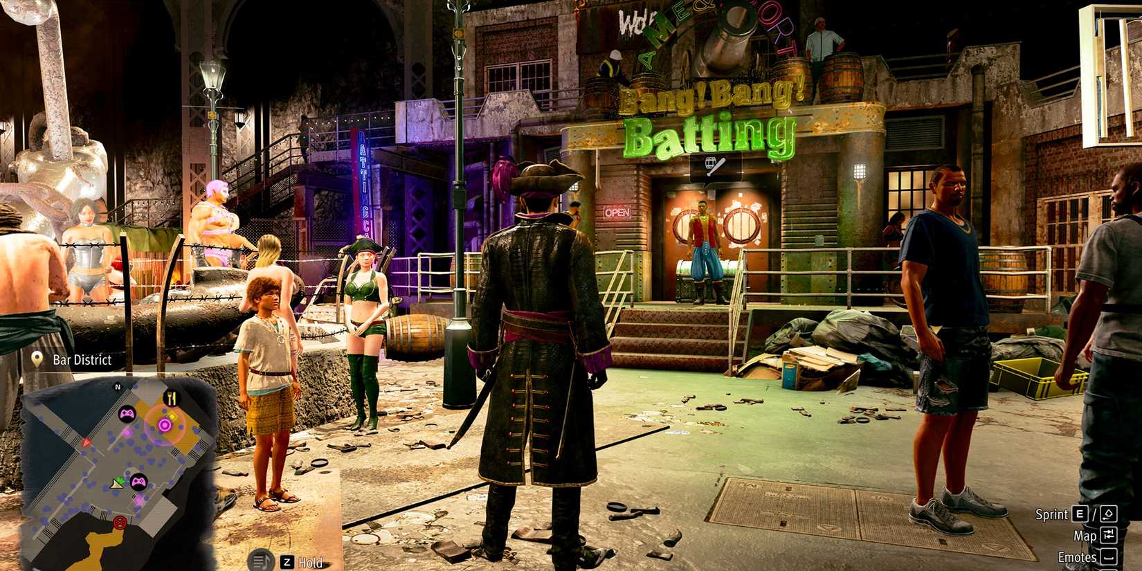 pirate yakuza in hawaii bang bang batting entrace