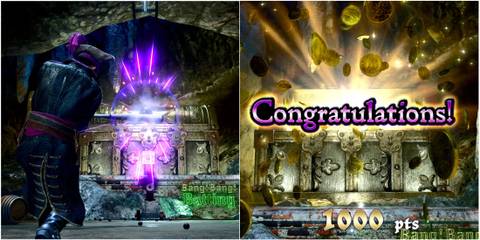 pirate yakuza in hawaii majima hitting ball and congratulation screen