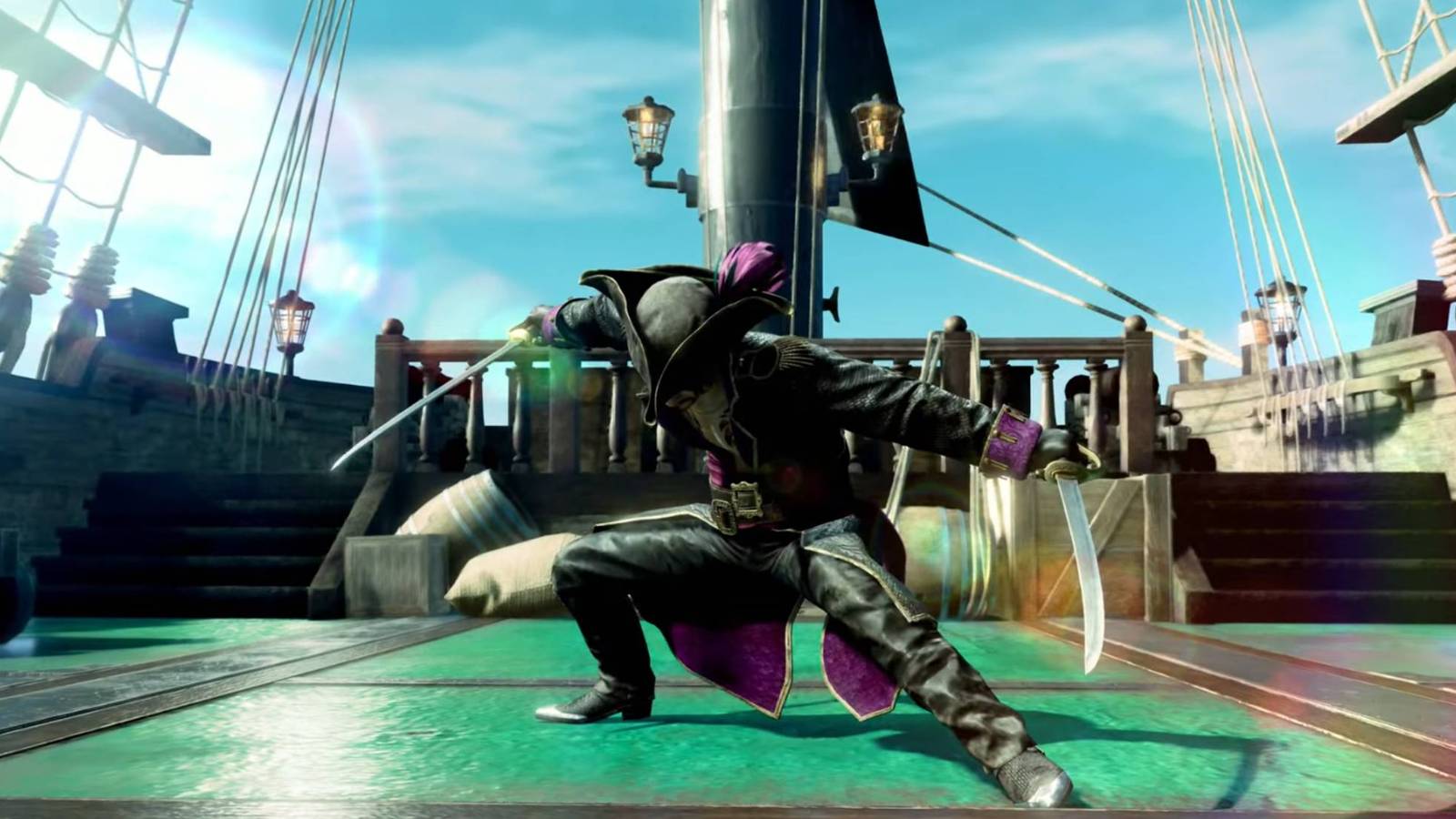 Majima discovering the Sea Dog style in Like a Dragon: Pirate Yakuza in Hawaii