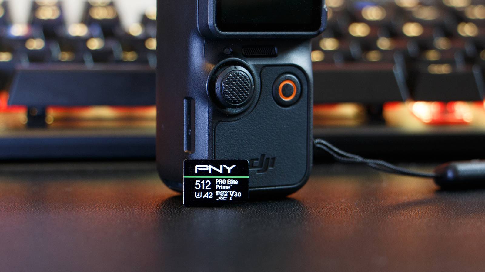 PNY PRO Elite Prime microSD Card with camera