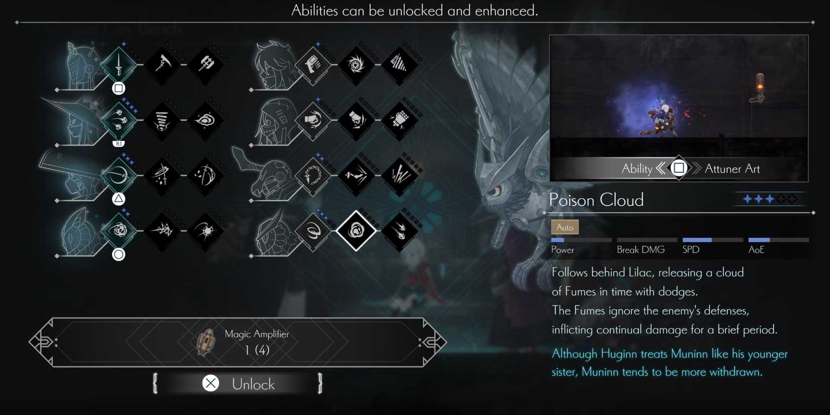 Poison Cloud ability in Ender Magnolia Bloom in the Mist