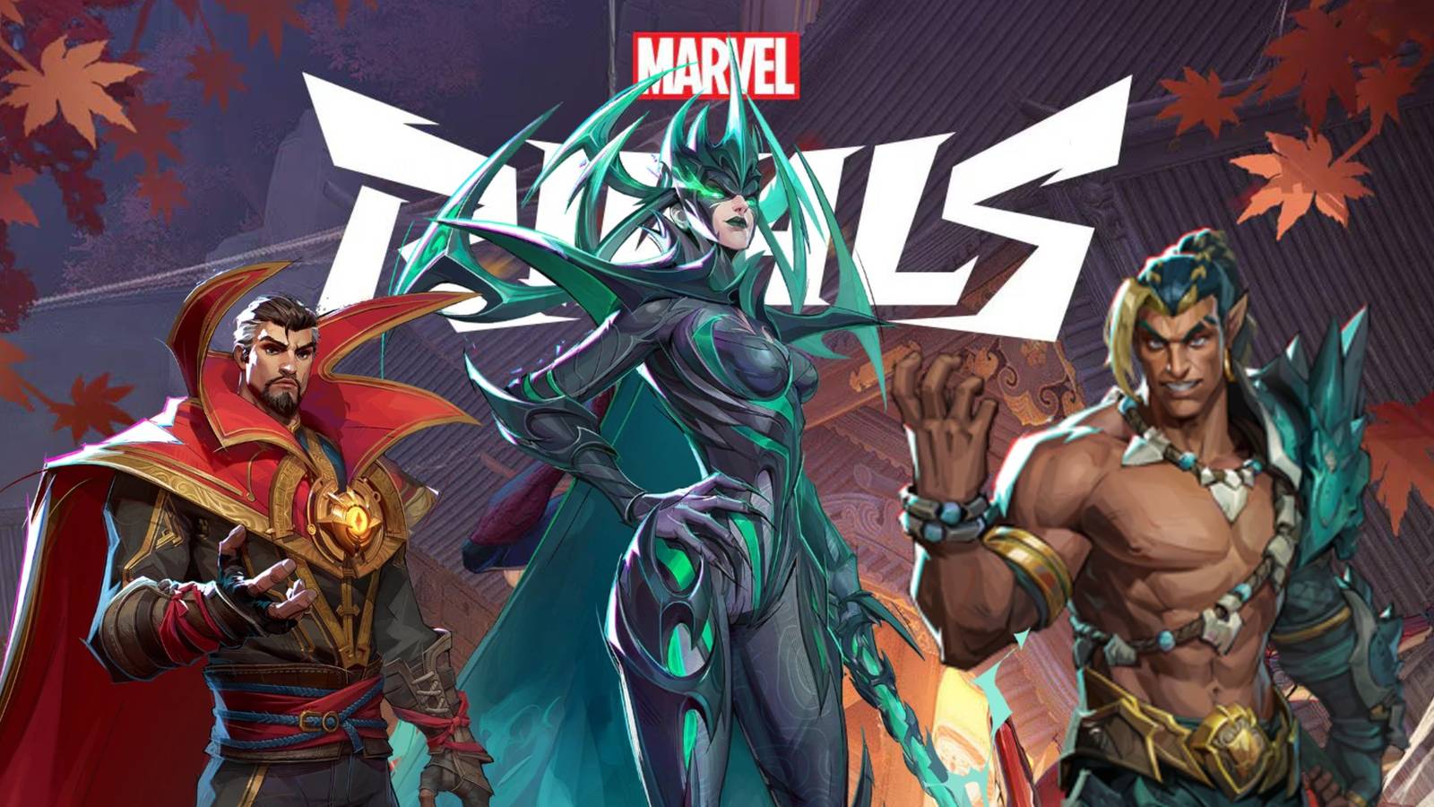 Doctor Strange, Hela, and Namor in Marvel Rivals