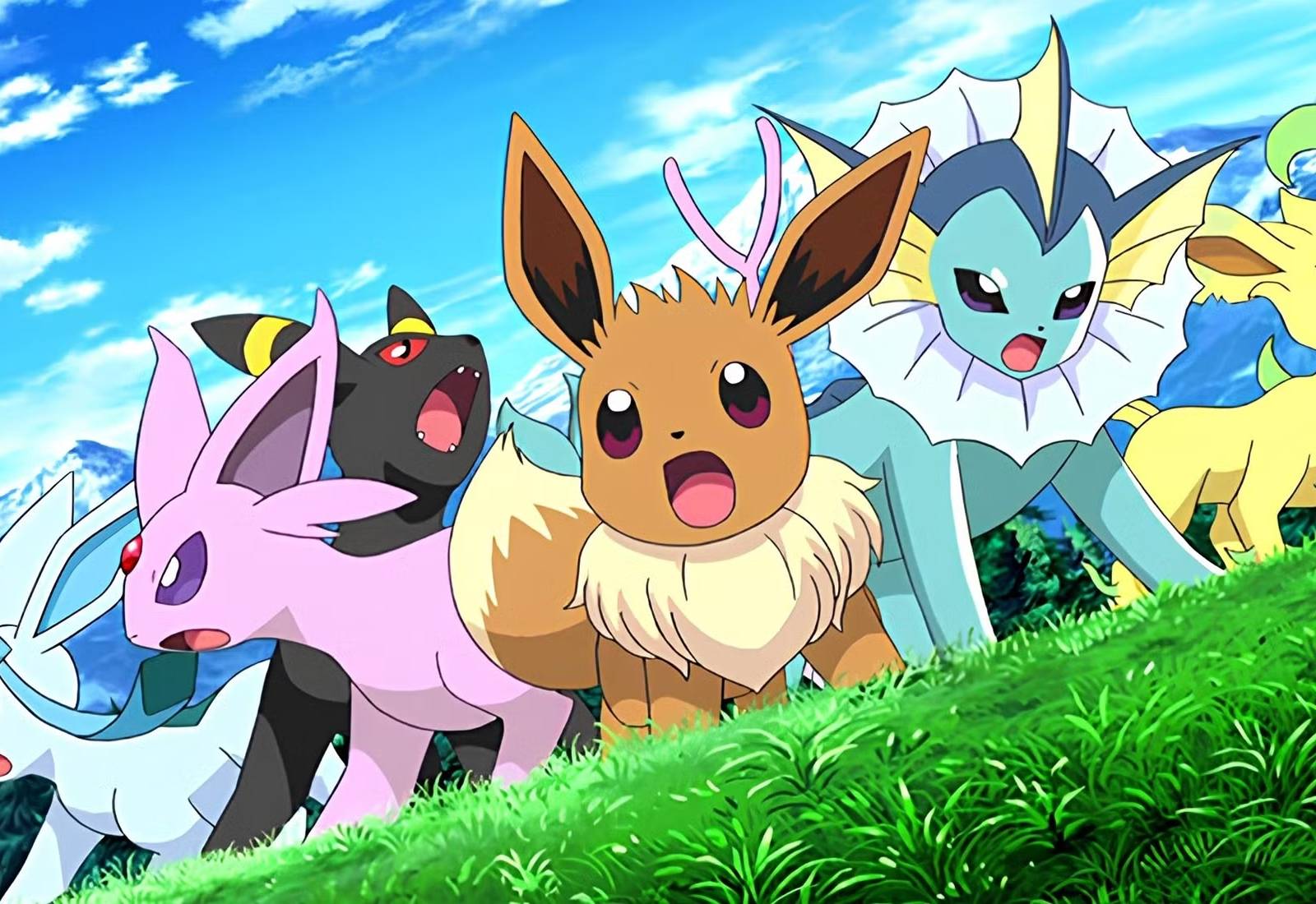 Glaceon Eevee Leafeon PokÃ©mon X And Y Espeon PNG, image size:1600x1100