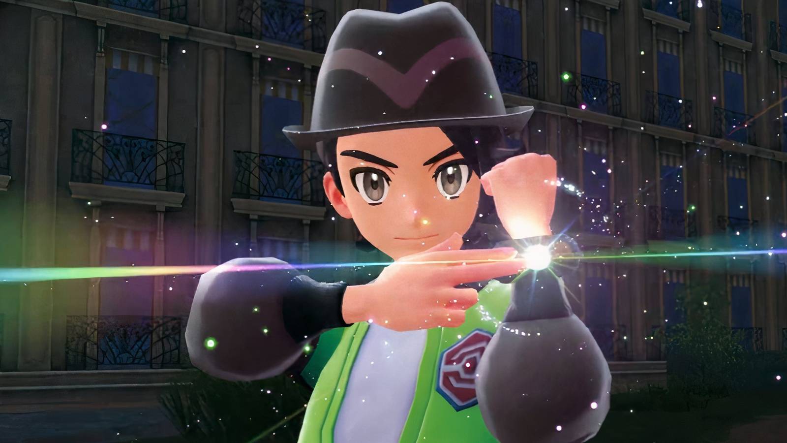 Pokemon Legends Z-A Mega Bracelet activated