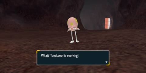 pokemon scarlet and violet toedscool evolve