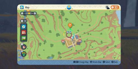 pokemon scarlet and violet toedscool location outside medali