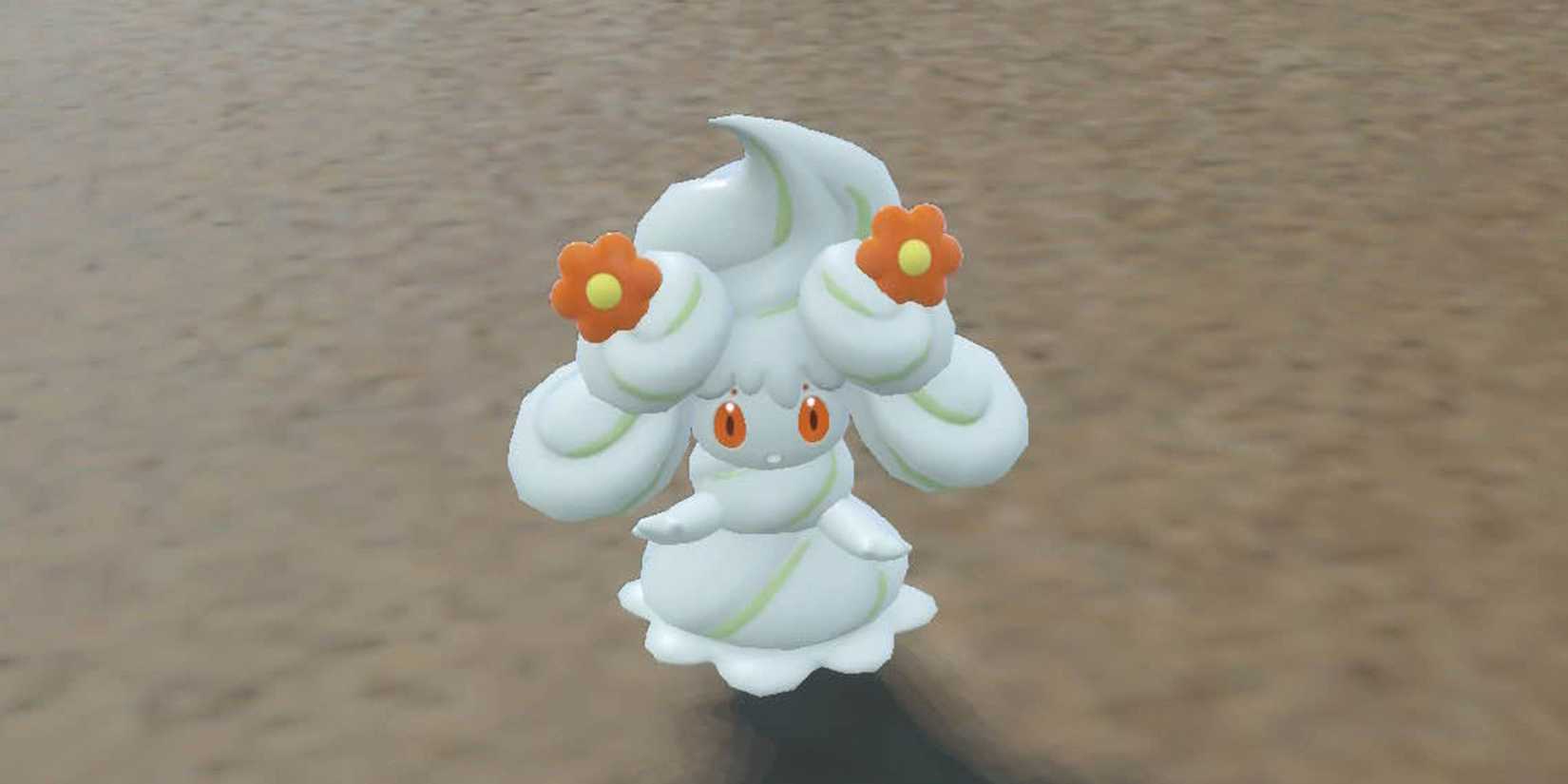 Pokemon Scarlet Violet Alcremie Match Flower