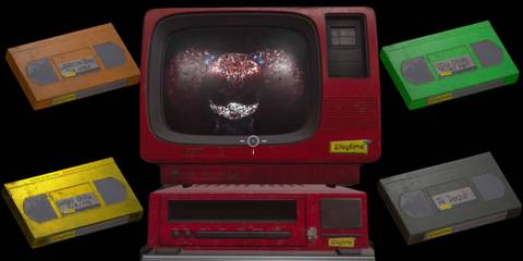 Poppy Playtime chapter 4 VHS Tapes