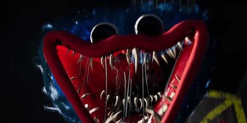  huggy wuggy jumpscare in poppy playtime 