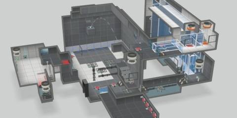 Portal 2 buttons elevators and goo