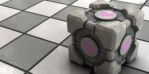 Portal 2 companion cube