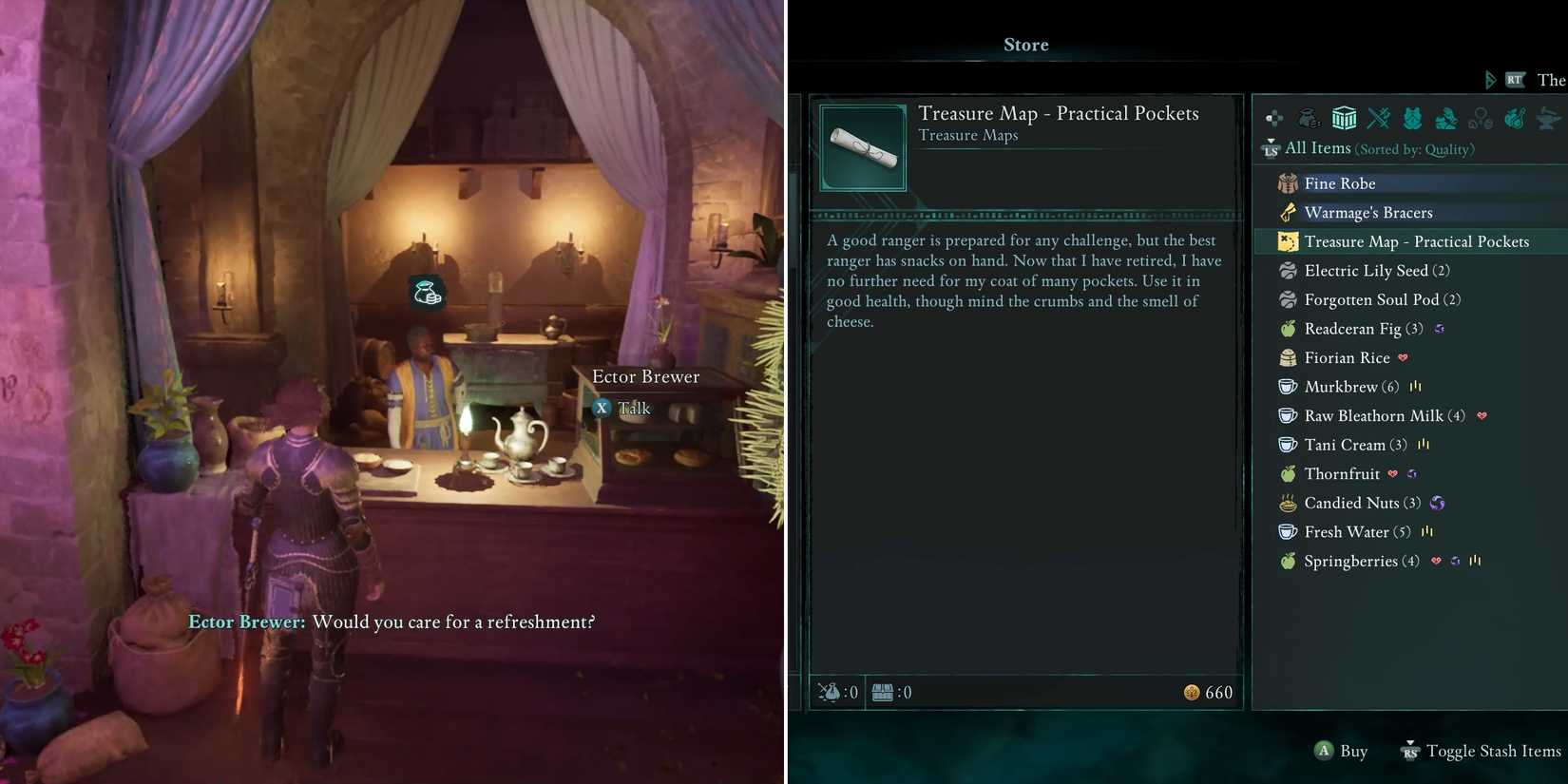 Treasure Map - Practical Pockets Location In Avowed