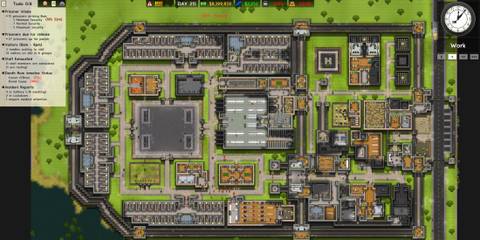 Prison Architect large and complex prison