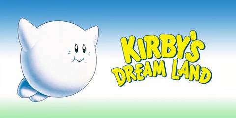 Promo art featuring Kirby in Kirby's Dream Land