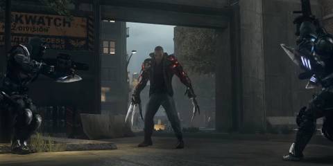 Gameplay screenshot of James Heller in Prototype 2