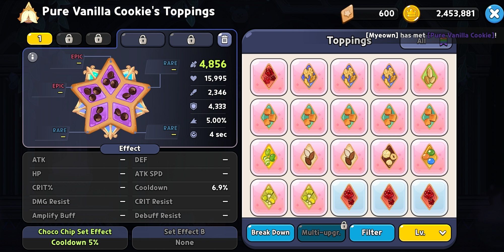 Pure Vanilla Swift Chocolate Topping Build