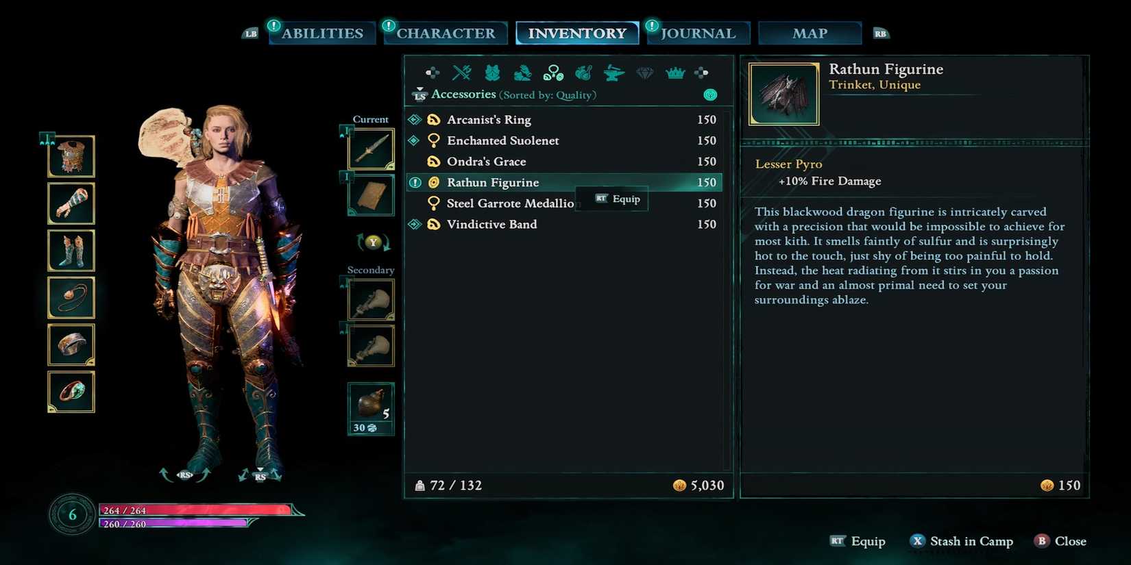 Rathun Figurine in Avowed