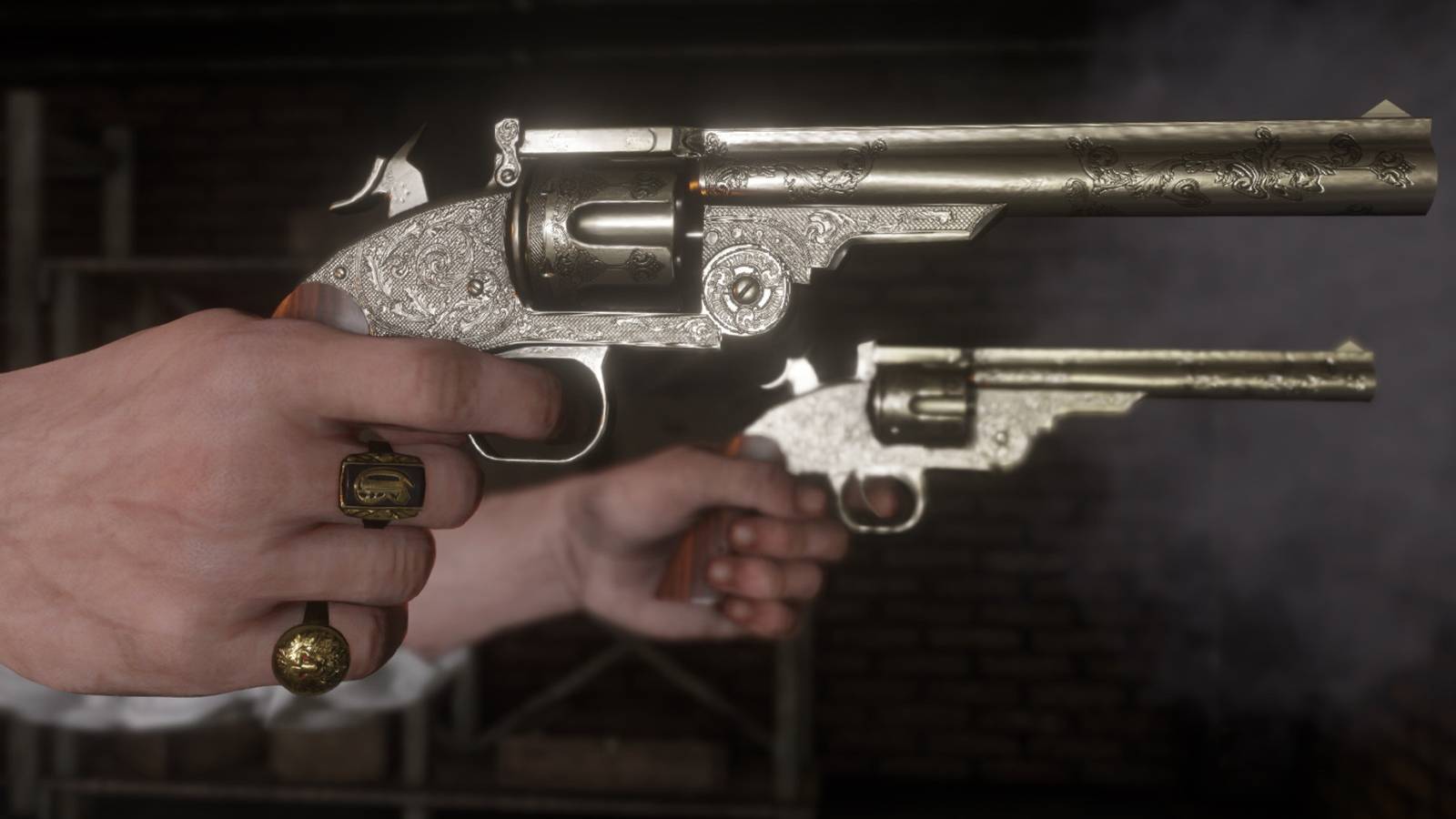 Red Dead Redemption 2 Dual-Wield Custom Revolvers