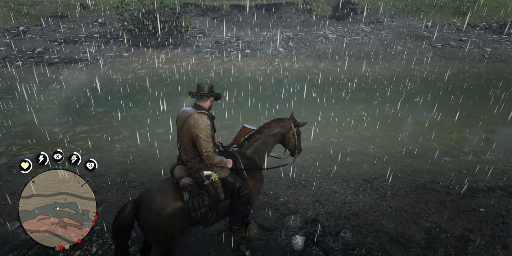 Red Dead Redemption 2 Heavy Rain Weather