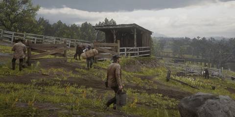 Red Dead Redemption 2 Jobs - Expanded and Enhanced Mod Arthur Working