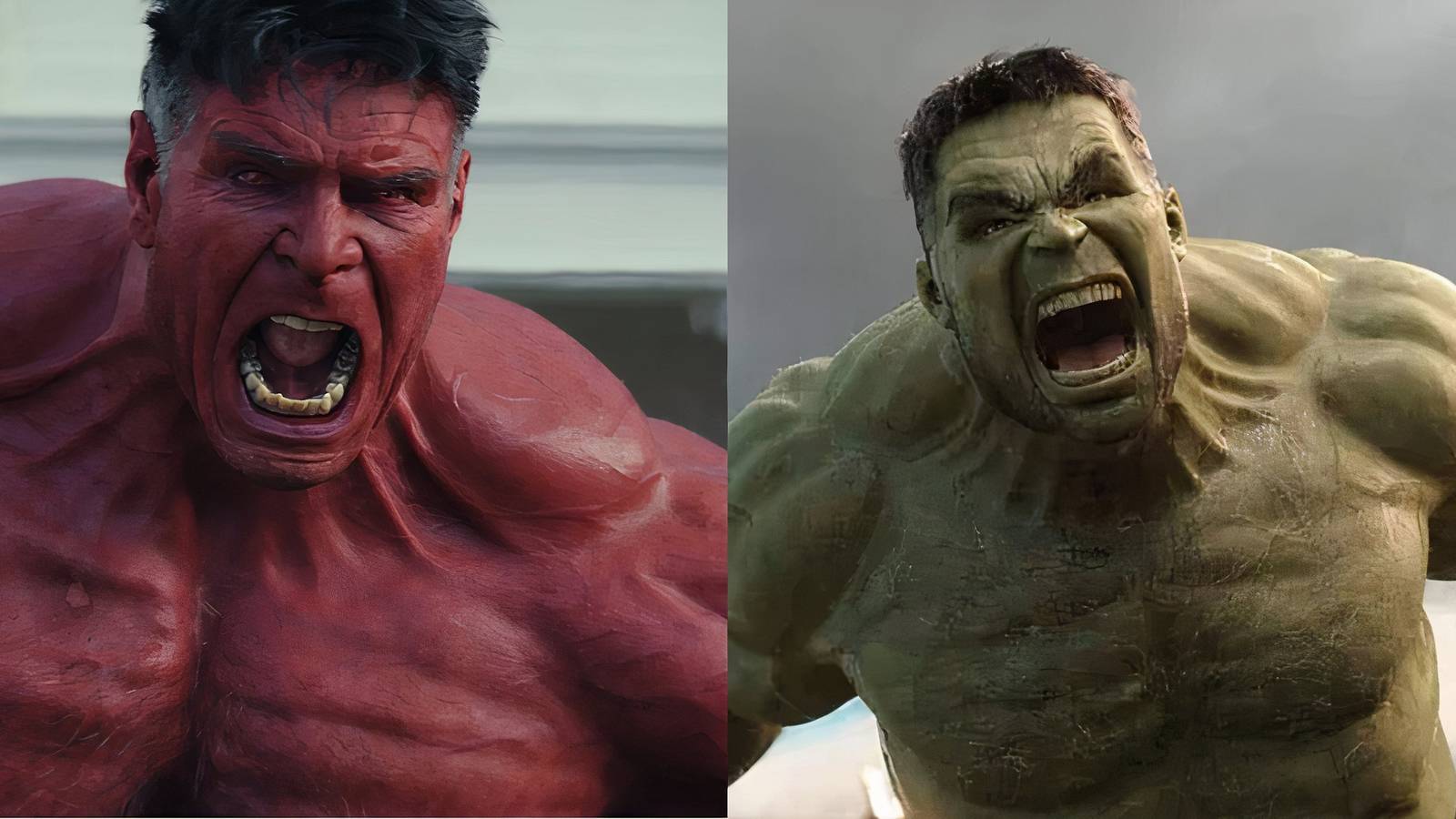 Red Hulk and Hulk in the MCU