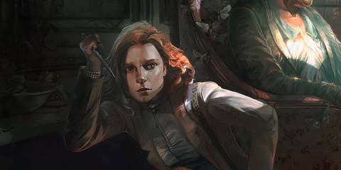 Remothered Tormented Fathers Rosemary holding knife official game art