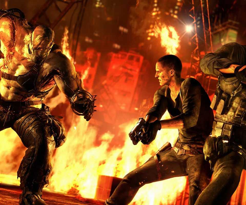 Leon Kennedy dan Jake Muller melawan Nemesis baru di Resident Evil 6