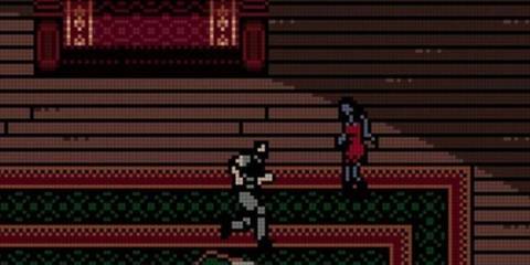 Resident Evil Gaiden player next to a zombie