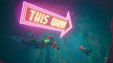 revenge of the savage planet swimming