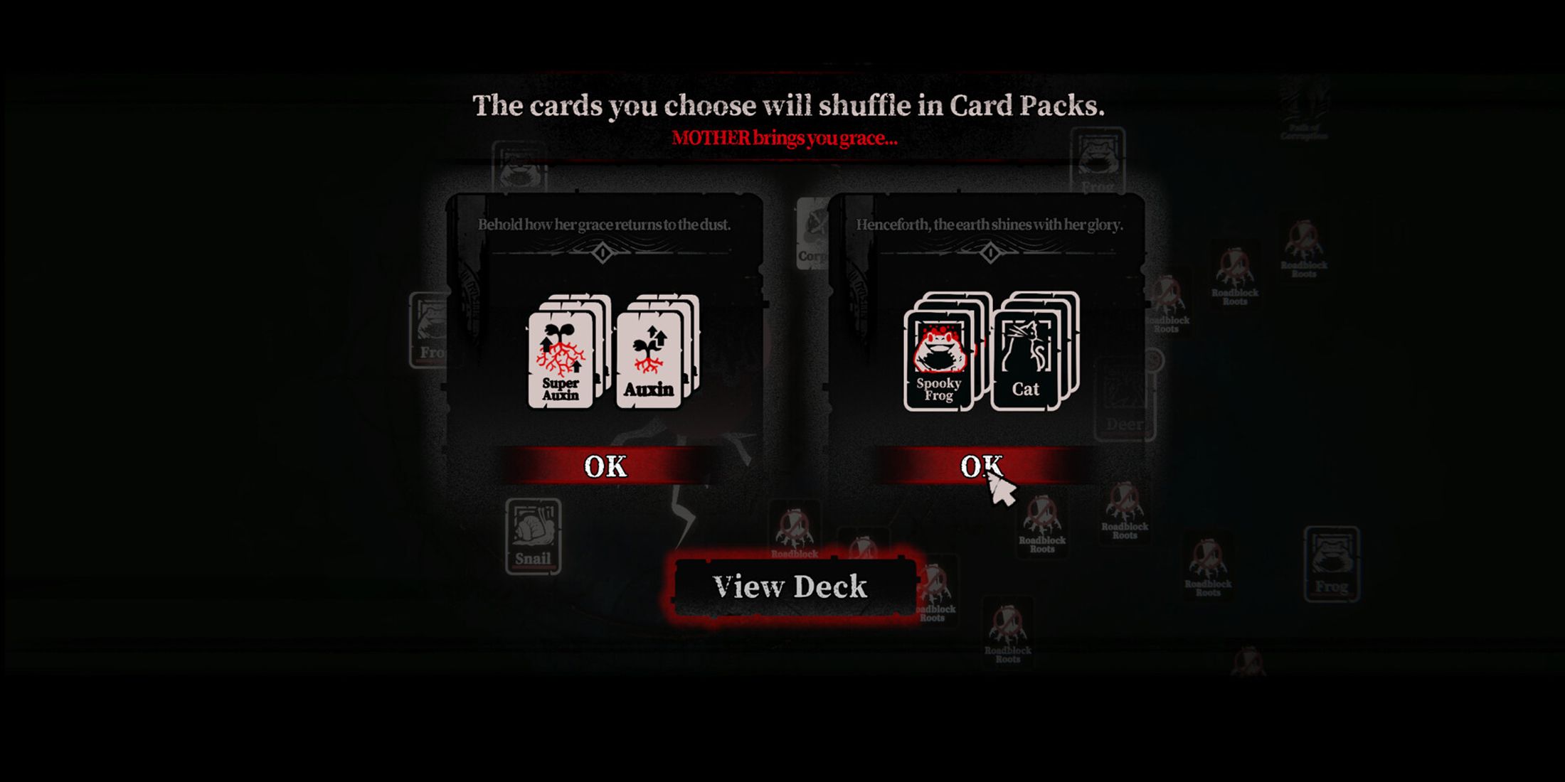 roots devour card packs