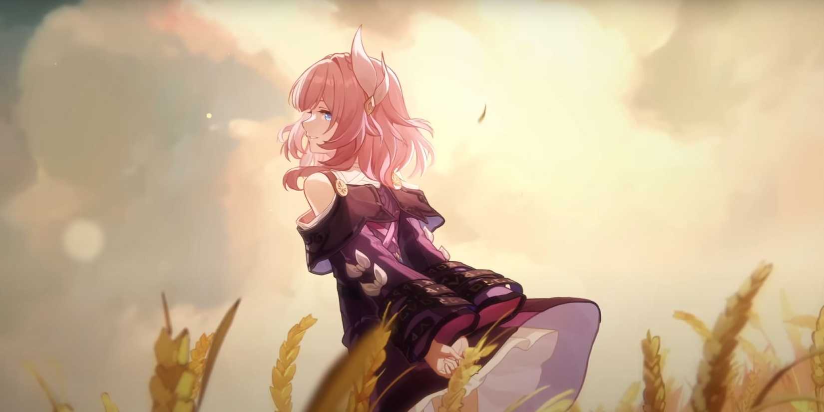 honkai star rail new character cyrene in a field