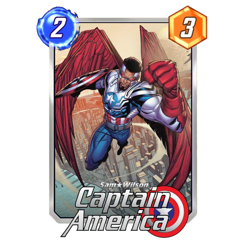 sam wilson's card in marvel snap.