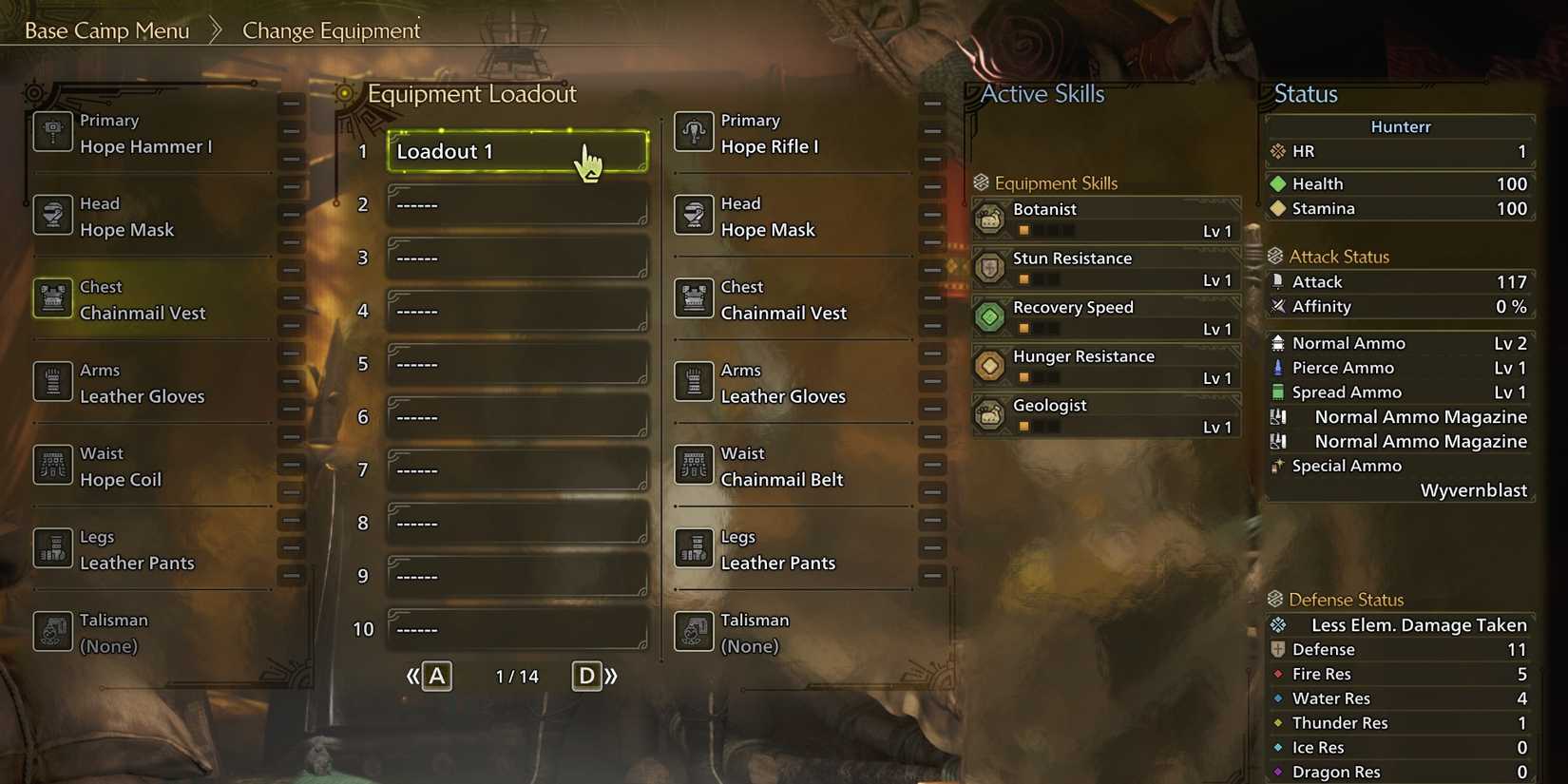 Saving Loadout - Monster Hunter Wilds