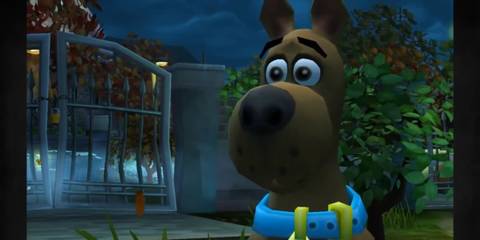 Scooby-Doo! and the Spooky Swamp Scooby in a cutscene