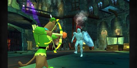 Scooby-Doo! Unmasked fighting with a bow