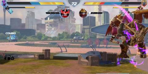 purple power ranger combo