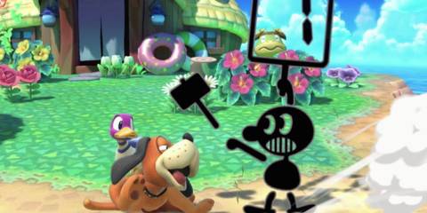 mr. game n watch and duck hunt