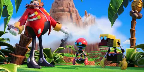 Eggman with Cubot and Orbot