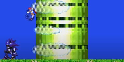 Mecha Sonic MK 2 Fighting Sonic