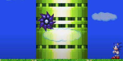 Mecha Sonic Mk 2 in a spiky ball 