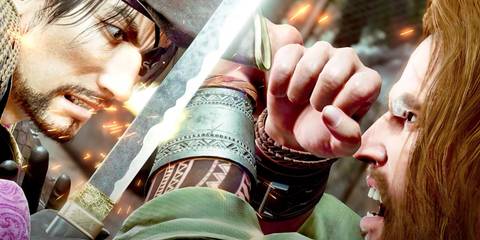 Jason Rich clashing with Majima's blades