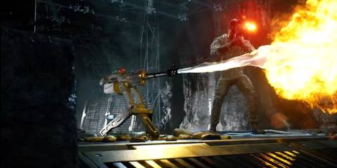 marine with flamethrower