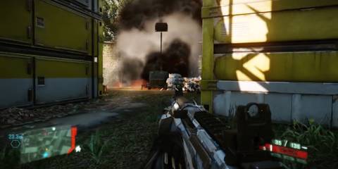 protagonist near explosion